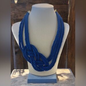 Heidi Daus Royal Blue Rope Necklace